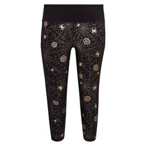 Marvel Spiderman Crop Legging - Performance Core Black